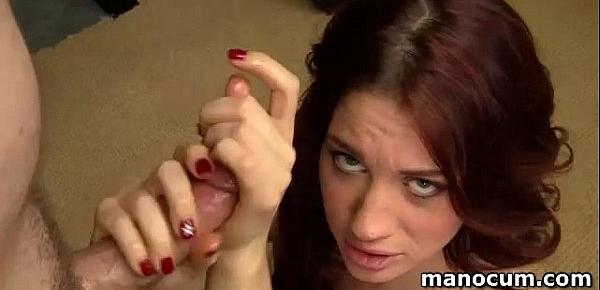  Naked redhead sex queen hand fucks cock and masturbates cunt
